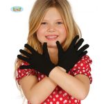 GUANTES NEGROS INFANTILES 19 CMS.