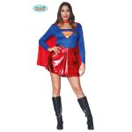 DISFRAZ SUPERHEROINA ADULTA TALLA L 42-44 L