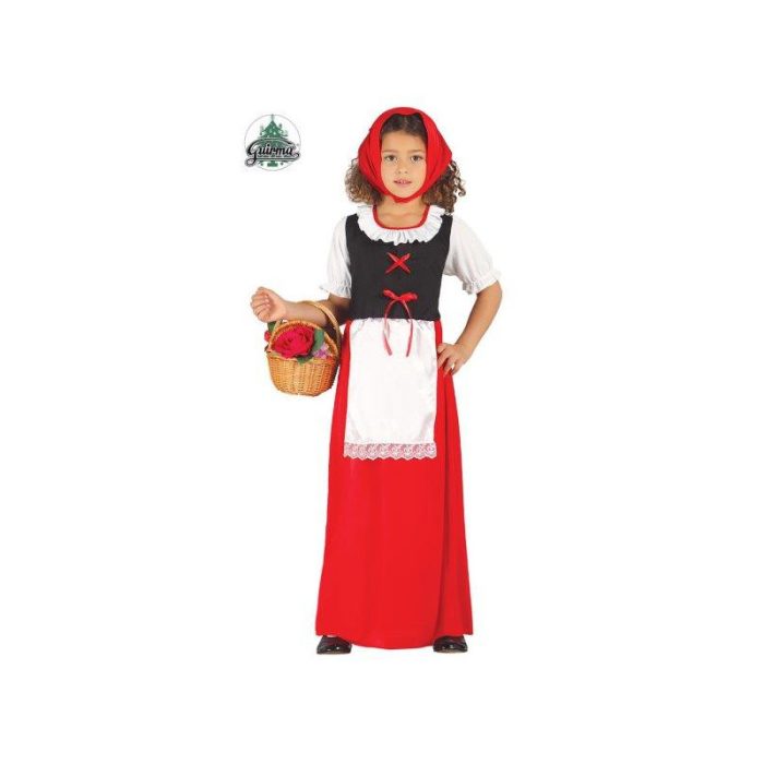 DISFRAZ POSADERA-PASTORA ROJA INFANTIL 5-6 AÑOS