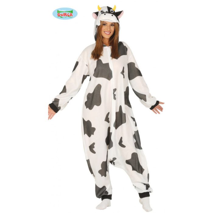 DISFRAZ PIJAMA VACA ADULTO TALLA L 52 54 L