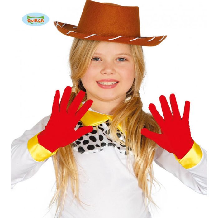 GUANTES ROJOS INFANTILES 19 CMS.