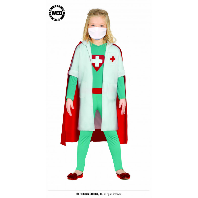 Disfraz SUPER DOCTORA HEROINA infantil