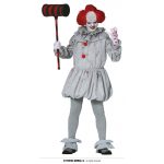 DISFRAZ PAYASO ASESINO KILLER CLOWN TALLA L 52-54