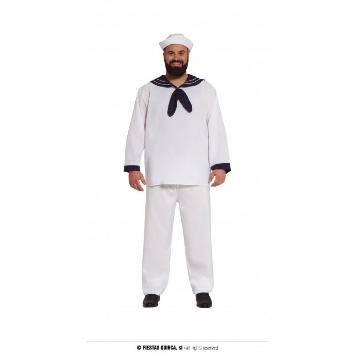 Disfraz MARINERO BLANCO ADULTO TALLA XL 54-56 XL