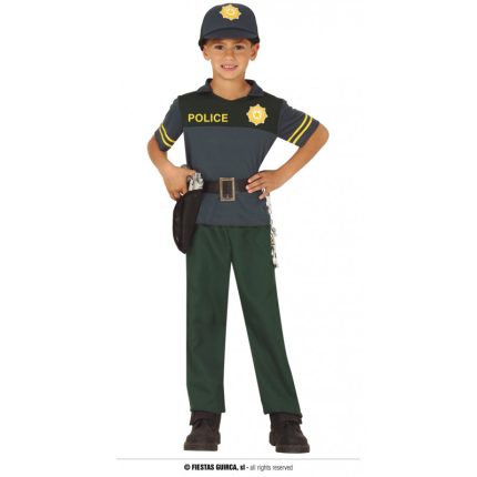 Disfraz POLICIA INFANTIL 5 6 AÑOS 5-6