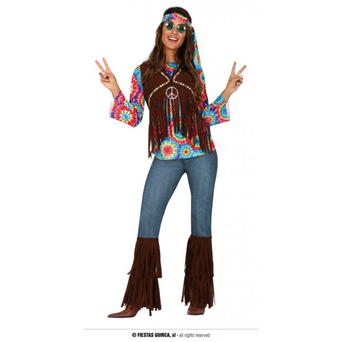 Disfraz HIPPIE ADULTA 42 44 L