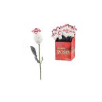 ROSA SANGRE 50CMS PVC - OFERTA