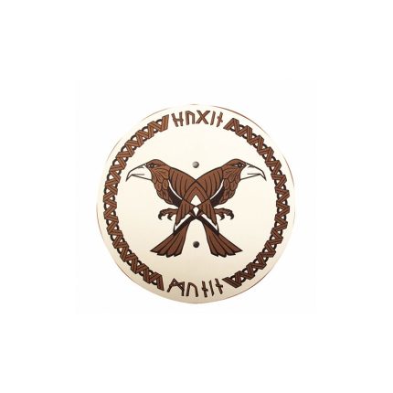 Escudo de madera vikingo Hugin & Munin