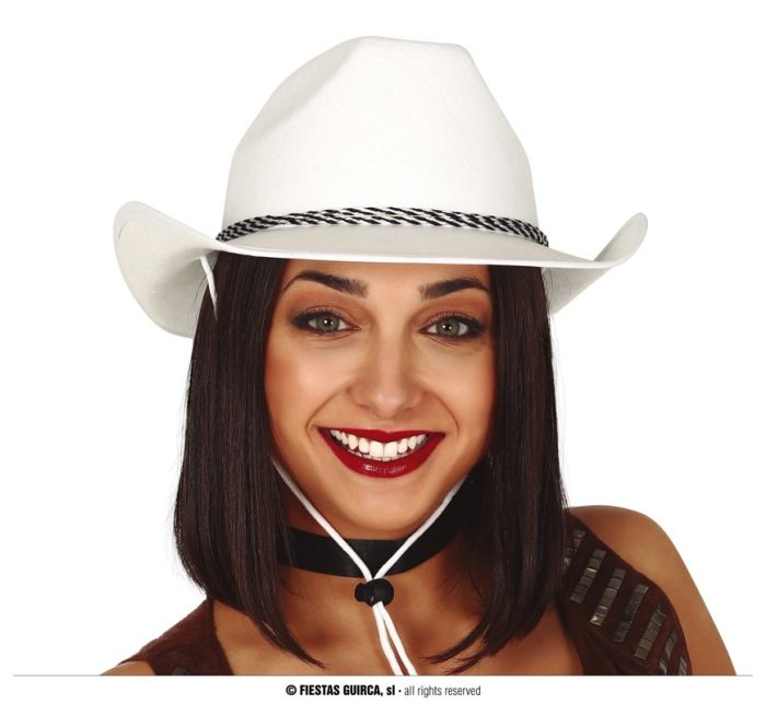 SOMBRERO DALLAS BLANCO FIELTRO
